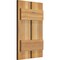 Ekena Millwork Spaced Board-n-Batten Shutters, Rough Sawn Western Red Cedar, 11 1/4W x 18H, PR RBS06S11X018RWR - alternate 3